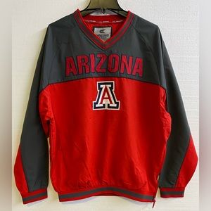 Arizona Wildcats Colosseum V-Neck Windbreaker Mens Sz XL - NWT